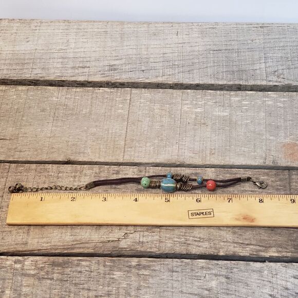 PORCELAIN & SUEDE Bohemian Bracelet - Picture 4 of 4